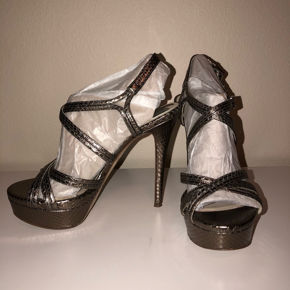 ✨MICHAEL KORS LEATHER HIGH HEELS